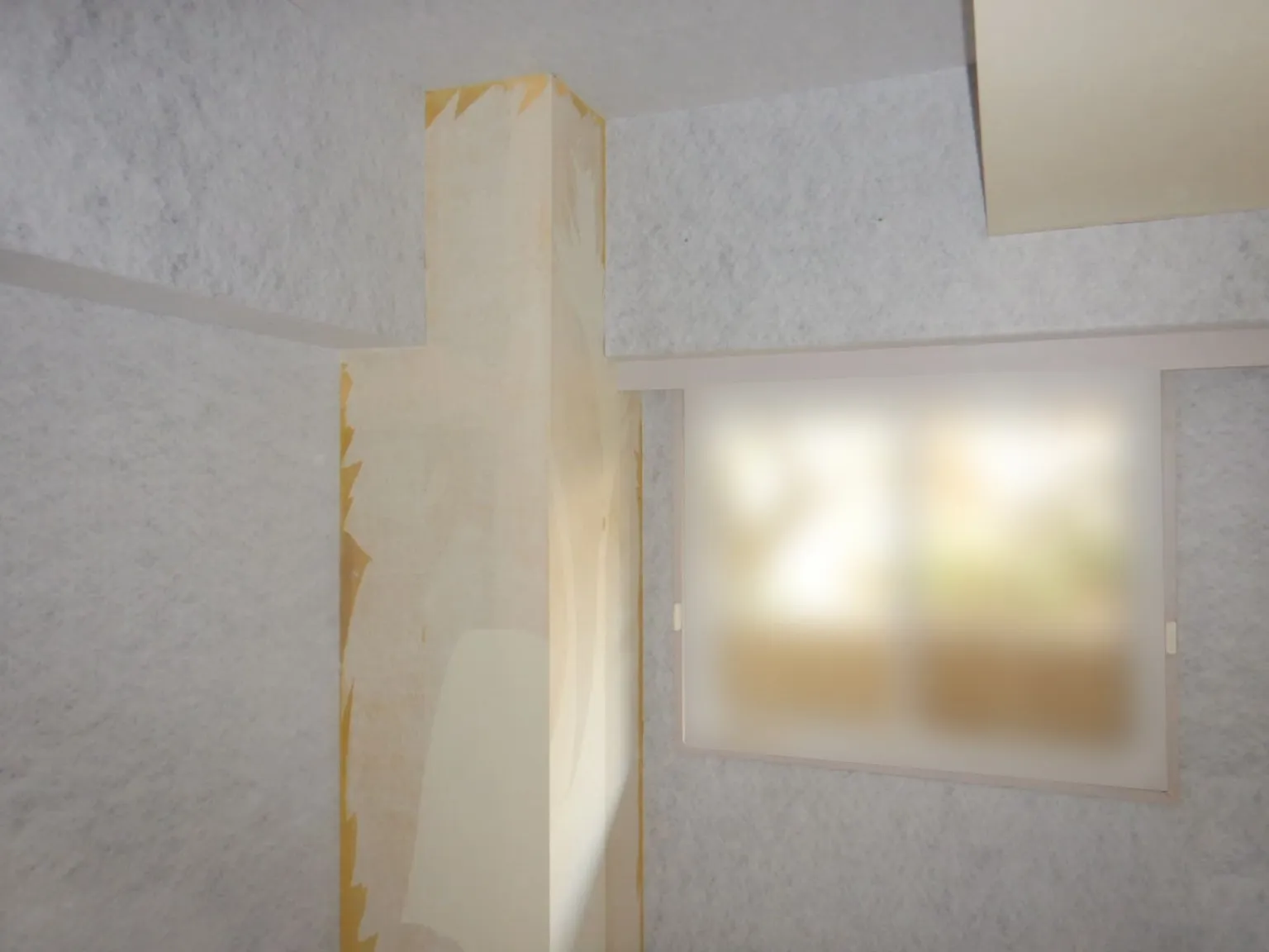 部屋全体の結露対策用シート貼り