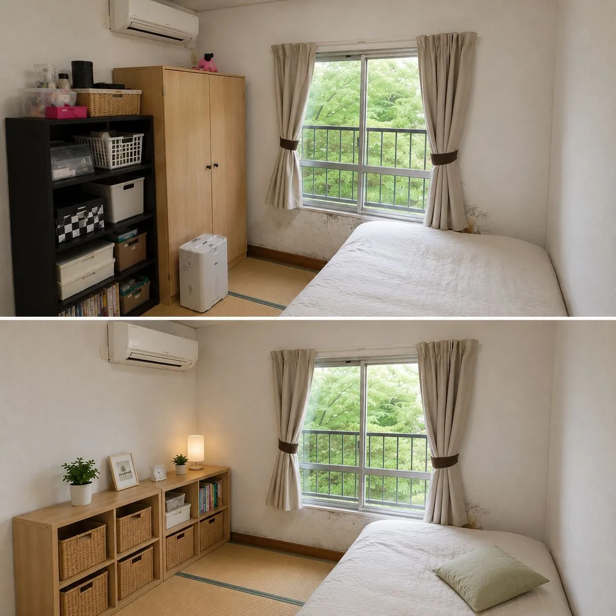 家具裏のカビを防ぐには?狭い部屋ほど家具選びと配置が大切です