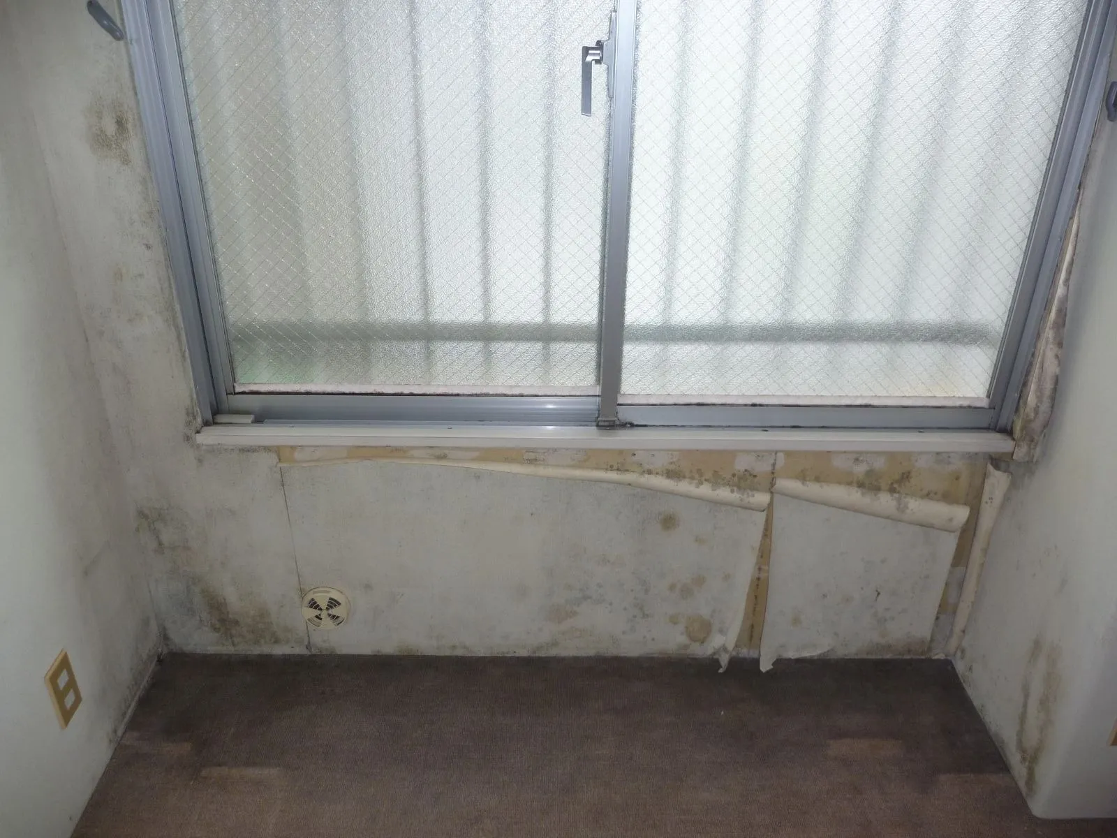 部屋がカビ臭い！外壁側の壁紙に黒カビが出ていませんか？